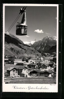 AK Klosters, Gotschnabahn Mit Blick Auf Die Silvrettagruppe  - Funiculares