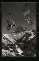 AK Grindelwald, Sesselbahn Grindelwald-First Mit Schreckhorn  - Funiculares