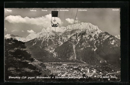 AK Mittenwald, Kranzberg-Lift Und Karwendelgebirge  - Funiculares