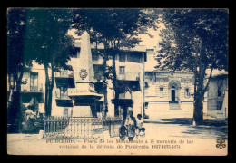 ESPAGNE - PUIGCERDA - PLAZA DE LOS MONUMENTO A LE MEMORIA DE LAS VICTIMAS DE LA DEFENSA 1837-73-74 - Gerona