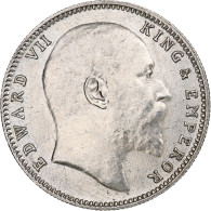 Inde Britannique, Edward VII, Rupee, 1909, Bombay, Argent, TTB+, KM:508 - Kolonies