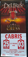 Affiche Circus Circo Zirkus Cirque Arlette Gruss - Werbung