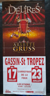 Affiche Circus Circo Zirkus Cirque Arlette Gruss - Publicités