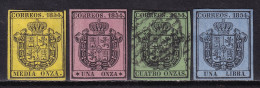 1854 ESCUDO ESPAÑA SERIE COMPLETA. VER - Unused Stamps