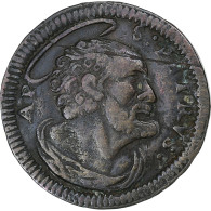 Vatican, PAPAL STATES, Clement XII, Quattrino, 1730-1740, Rome, Bronze, TTB - Vaticano (Ciudad Del)