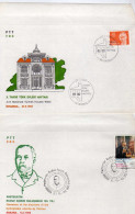 Turquie - 1985 - Ataturk - Pasteur - Sur  Enveloppes Illustrees - Brieven En Documenten