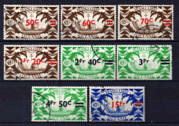 Océanie - 1945 -  Série De Londres  Surch - N° 172 à 179 - Oblit - Used - Used Stamps