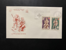 Enveloppe 1er Jour "Croix Rouge" 16/12/1967 - Flamme - 1540/1541 - Historique N° 623 - 1960-1969
