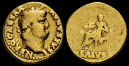 NERO. AD 54-68. AV Aureus. Rome Mint. Circa AD 66-67. - Die Julio-Claudische Dynastie (-27 / 69)