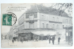 Cpa Lons Le Saunier Les Bains Grand Hôtel Du Jura Et Avenue Gambetta - BL84 - Lons Le Saunier