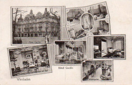4V5Hs   Allemagne Wiesbaden Hotel Cecilie Multivues (rare) - Wiesbaden