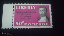 LİBERİA-1938           50C                     UNUSED - Liberia