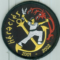 PATCH - MARINE NATIONALE - R91 HERACLES 2001 - 2002 PA CHARLES DE GAULLE. - Escudos En Tela