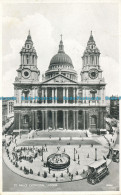 R009941 St. Pauls Cathedral. London. Valentine. Silveresque. 1948 - Autres & Non Classés