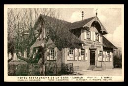 67 - LEMBACH - HOTEL-RESTAURANT DE LA GARE J. SCHALL - Autres & Non Classés