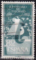 1955 - ESPAÑA - CENTENARIO DEL TELEGRAFO - EDIFIL 1181 - Used Stamps