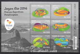 Brazil 2016 Brasil / Paralympic Games Rio De Janeiro · Stadiums MNH Juegos Paralímpicos Olympische Spiele / Cu22156 C5-3 - Summer 2016: Rio De Janeiro