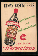 AK Hornano, Deutscher Wermutwein, Reklame  - Advertising