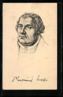 AK Portrait Des Theologen Martin Luthers  - Personnages Historiques