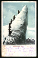 AK Ascension D`un Sérac  - Alpinismus, Bergsteigen