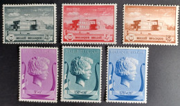 Belgie 1940 Muziekstichting K.Elisabeth Obp-532/537 MH-Scharnier - Unused Stamps
