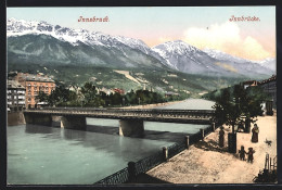 AK Innsbruck, Innbrücke Mit Alpenpanorama  - Autres & Non Classés