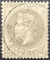 N°27A Napoléon 4c Gris. Cachet De 1871 à Paris - 1863-1870 Napoléon III. Laure
