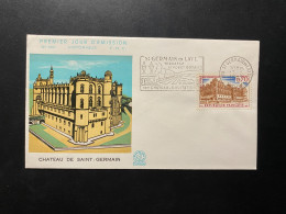 Enveloppe 1er Jour "Château De Saint Germain En Laye" 17/06/1967 - Flamme - 1501 - Historique N° 604 - 1960-1969