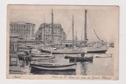 ITALY - Naples Port And Grandi Allerghi Unused Vintage Postcard - Napoli (Napels)