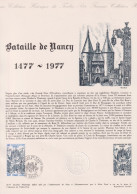 1977 FRANCE Document De La Poste Bataille De Nancy  N° 1943 - Documents Of Postal Services