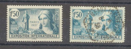 Yvert 336 - Exposition Internationale Paris 1937 - 1 Timbre Neuf Sans Trace De Charnière + 1 Oblitéré - Andere & Zonder Classificatie