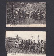 Lot De 2 Cartes Postales Anciennes Cuisine De Campagne - Guerre 1914-18