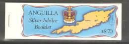 Anguilla   1977 $8.70  Silver Jubilee Booklet With 2 Sets 1977 Silver Jubilee Set 4 MNH - Anguilla (1968-...)