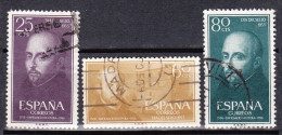 1955 - ESPAÑA - IV CENTENERARIO DE LA MUERTE DE SAN IGNACIO DE LOYOLA - EDIFIL 1166,1167,1168 - SERIE COMPLETA - Used Stamps
