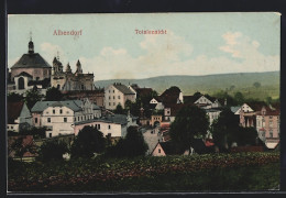 AK Albendorf, Totalansicht Mit Torbogen  - Schlesien