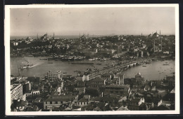 AK Constantinople, Panoramaansicht Der Stadt Mit Dem Bosporus  - Turkije