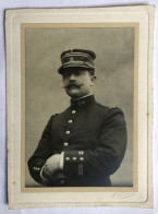 Photographie Ancienne - Soldat Français - Lieutenant Infanterie Coloniale - Signature Du Photographe à Identifier - Guerre, Militaire