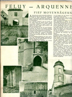 «FELUY-ARQUENNES Fief Moyenâgeux» Article De 2 Pages (8 Photos) Dans « A-Z » Hebdomadaire Illustrée N° 11 (03/06/1934) - België