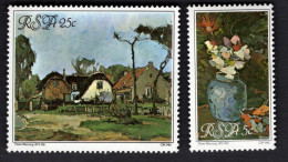 2031814160 1980 SCOTT 532 533 (XX)  POSTFRIS MINT NEVER HINGED - PAINTINGS BY PIETER WENNING - Unused Stamps