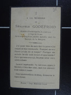 Séraphin Godefroid Froidchapelle 1919 à 36 Ans  /36/ - Images Religieuses