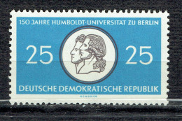 Sesquicentenaire De L'Universite Humbolt : Whilelm Et Alexander Von Humbolt - Unused Stamps