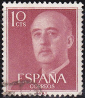 1955 - 1956 - ESPAÑA - GENERAL FRANCO - EDIFIL 1143 - Used Stamps
