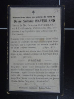 Sidonie Haverland Vve Haverland Froidchapelle 1850  1922  /38/ - Devotieprenten