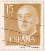 1955 - 1956 - ESPAÑA - GENERAL FRANCO - EDIFIL 1144 - Oblitérés