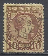 MÓNACO, 1885 - Gebruikt