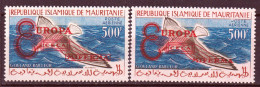 Mauritania 1962 Posta Aerea Y.T.A20E/F **/MNH VF - Mauretanien (1960-...)