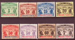 Mauritania 1906 Segnatasse Y.T.9/16 */MH VF/F - Neufs