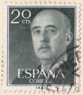 1955 - 1956 - ESPAÑA - GENERAL FRANCO - EDIFIL 1145 - Gebruikt