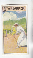 Stollwerck Album No 15 Sport Tennis Einzelspiel     Grp 566#1 Von 1915 - Stollwerck