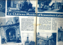 «Le Château-Musée D’ECAUSSINNNES-LALAING» Article De 2 Pages (8 Photos) Dans « A-Z » Hebdomadaire Illustrée N° 10 ---> - Belgique